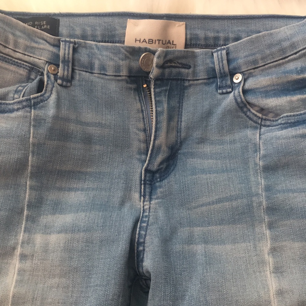 Mid rise jeans